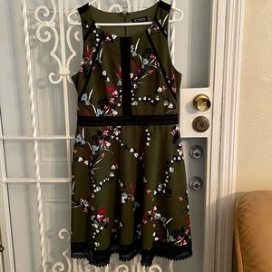 Guess Flower Print Dress - Size 14